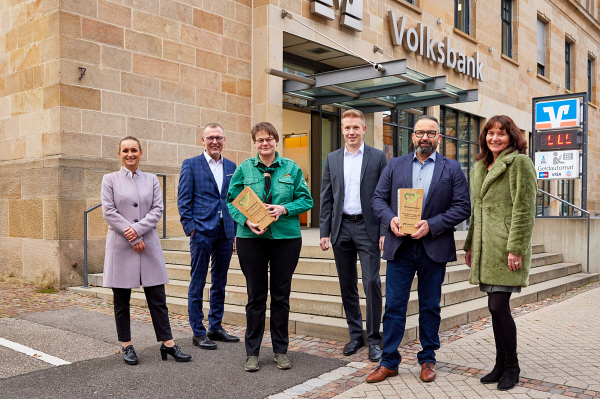 Gewinner für den ökologischen "HerzenssachePreis" der Volksbank eG – Die Gestalterbank stehen fest Gewinner für den ökologischen "HerzenssachePreis" der Volksbank eG – Die Gestalterbank stehen fest